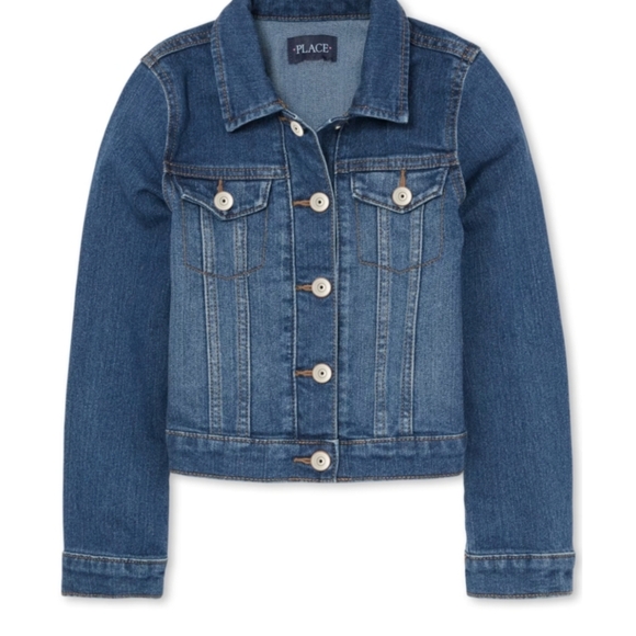 The Children's Place Blue Jean Jacket Size S 5/6 - Picture 8 of 8